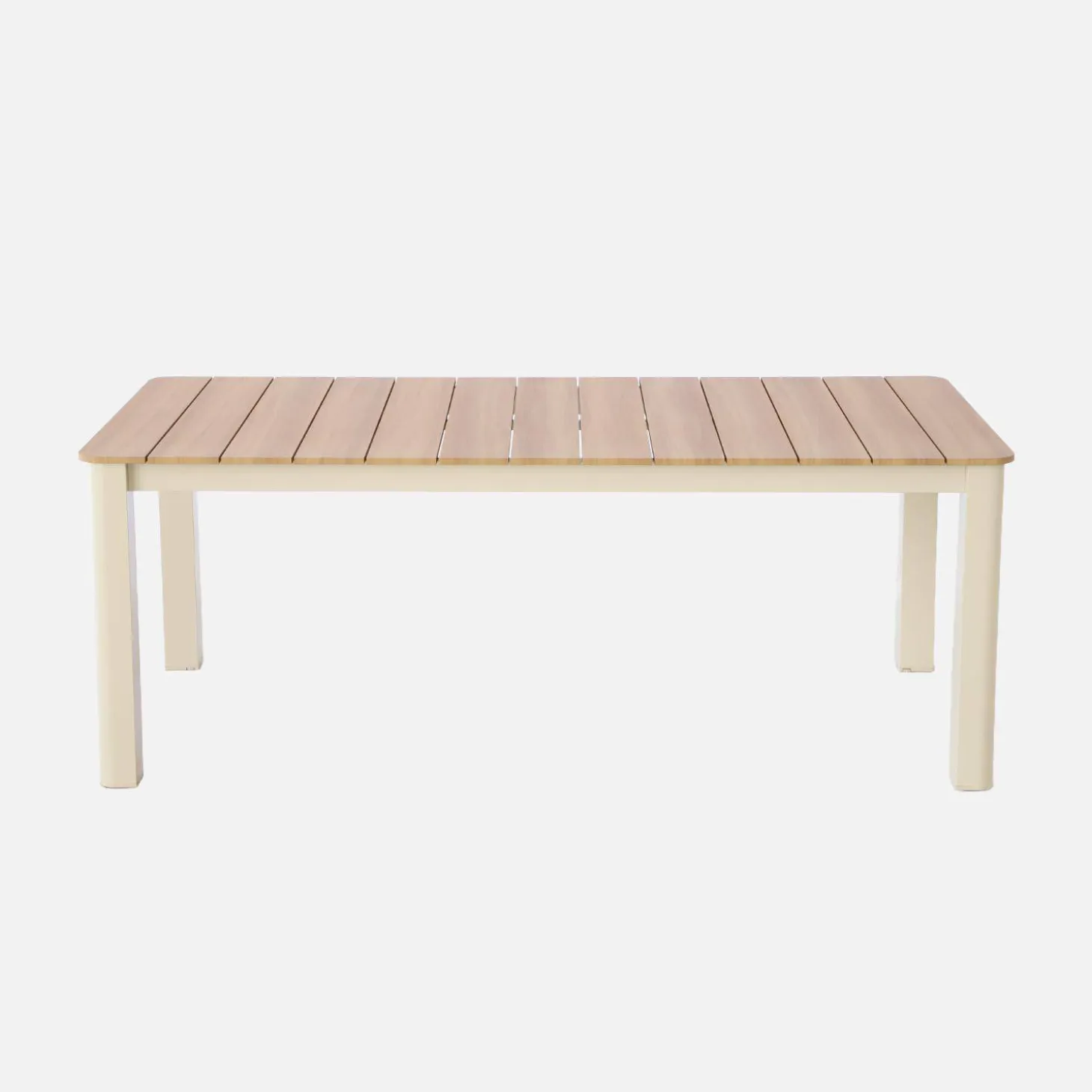 Tuintafel 8 plaatsen aluminium