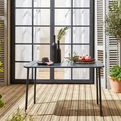 Tuintafel 4 plaatsen metaal