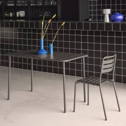 Tuintafel 4 plaatsen metaal