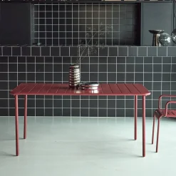 Tuintafel 6-8 plaatsen metaal