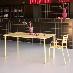 Tuintafel 6-8 plaatsen metaal