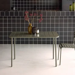 Tuintafel 4 plaatsen metaal