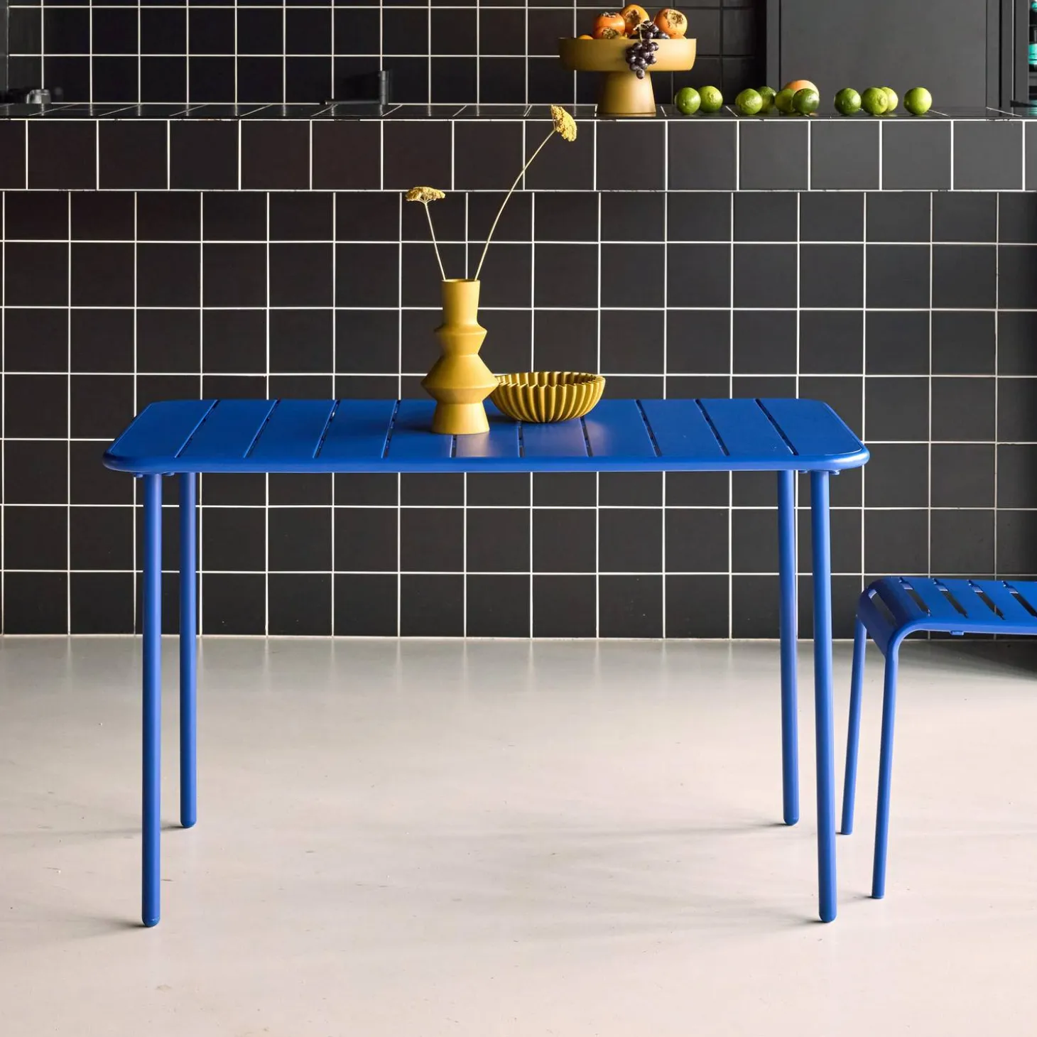 Tuintafel 4 plaatsen metaal