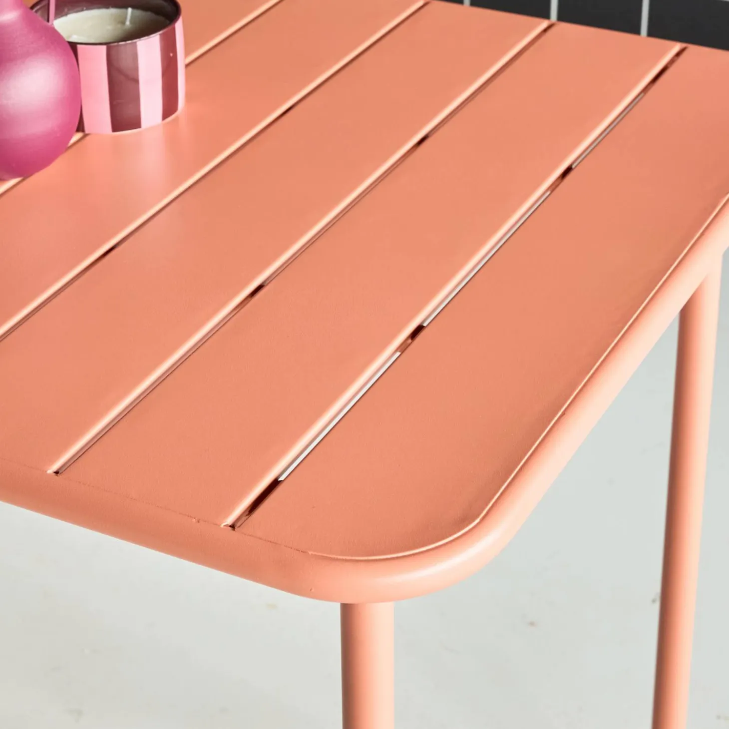 Tuintafel 4 plaatsen metaal
