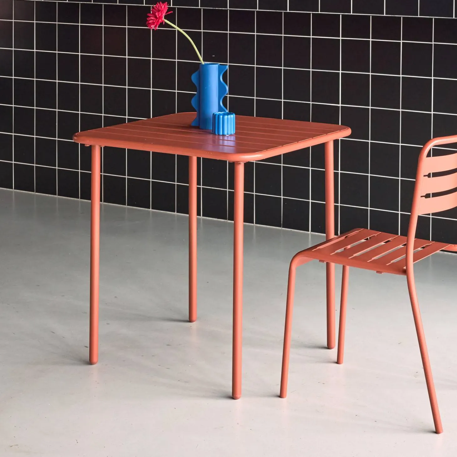 Tuintafel 2 plaatsen metaal