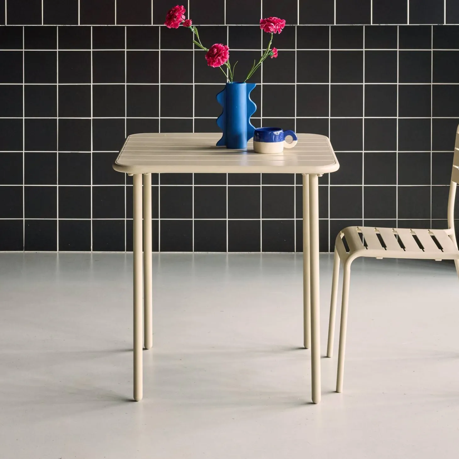 Tuintafel 2 plaatsen metaal