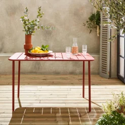 Tuintafel 4 plaatsen metaal