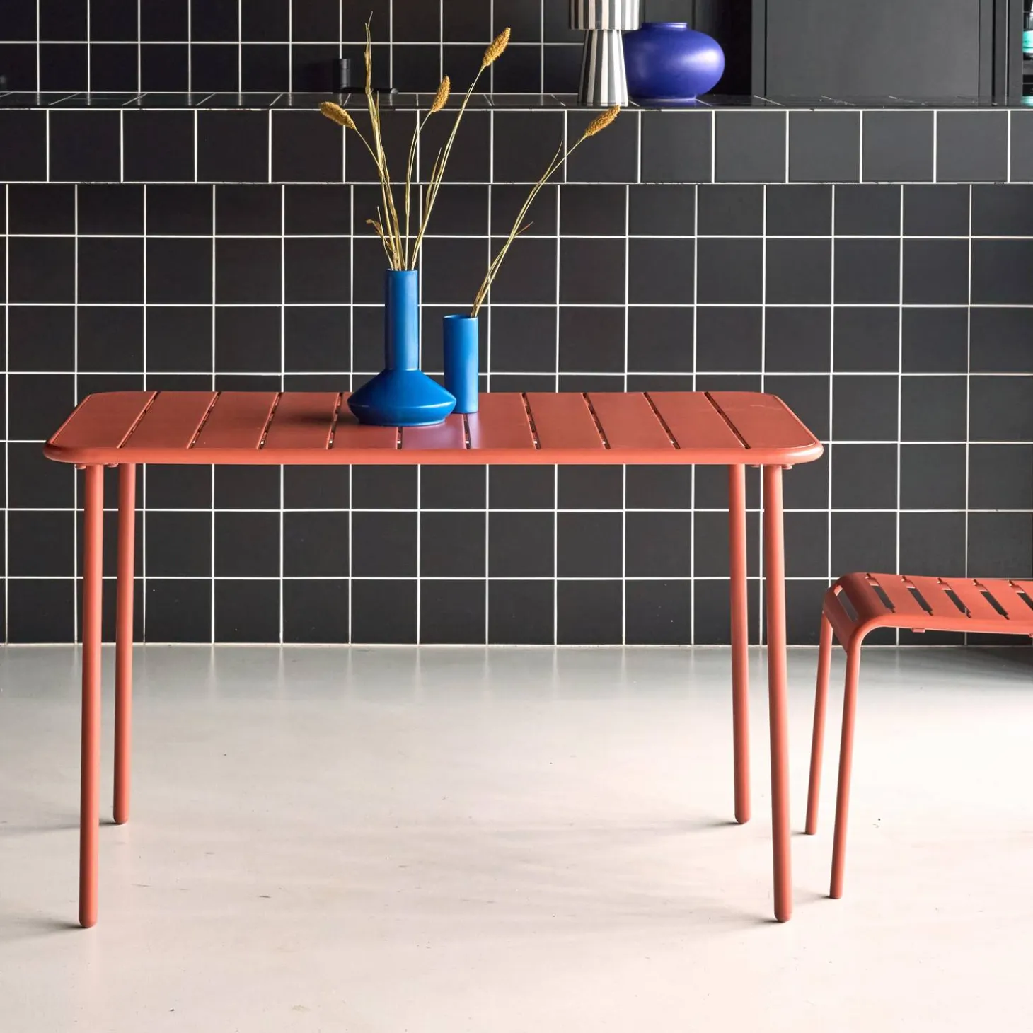 Tuintafel 4 plaatsen metaal