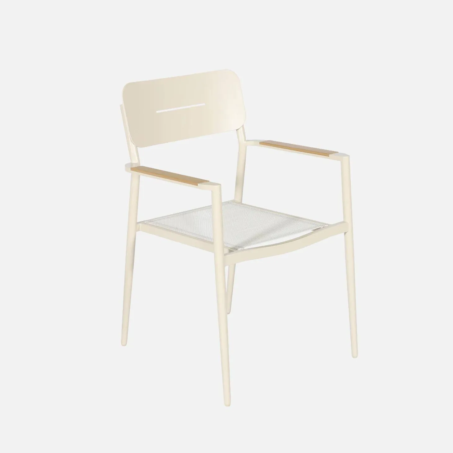 Tuintafel rond met 6 stoelen aluminium