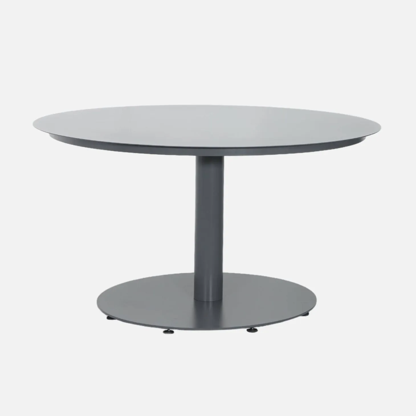 Tuintafel rond met 6 stoelen aluminium