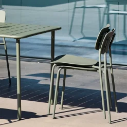 Tuintafel + 6 stoelen metaal