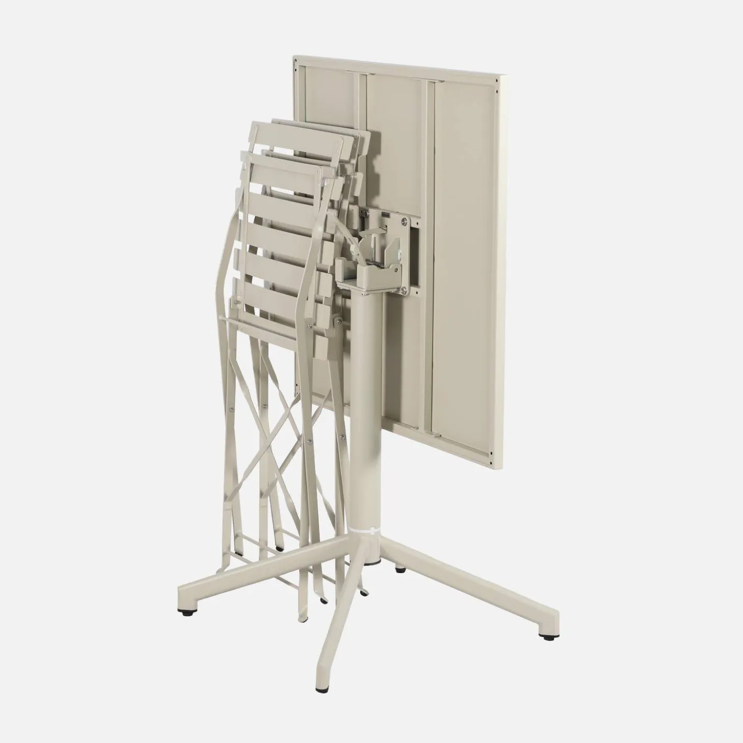 Tuintafel + 2 stoelen opklapbaar bistro metaal