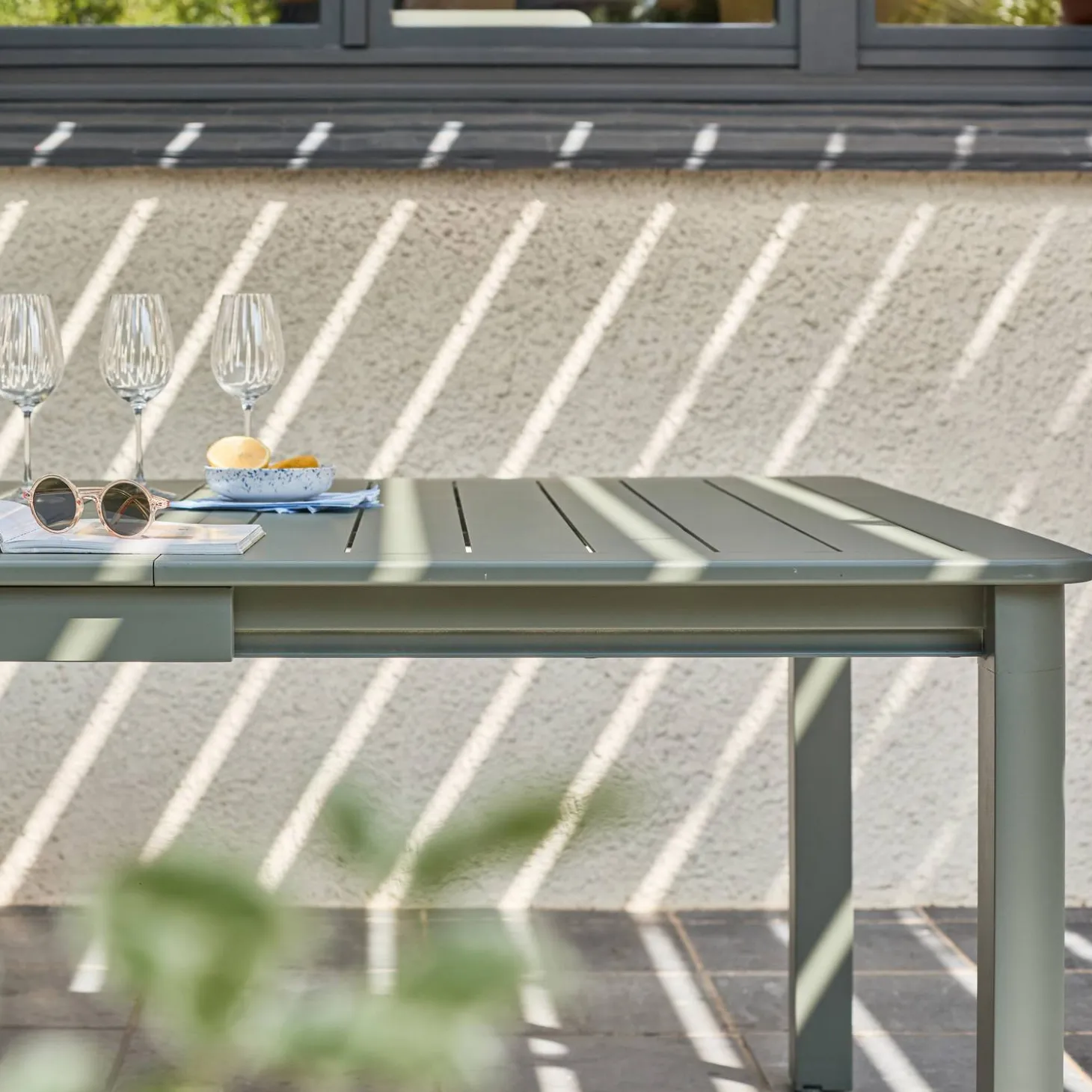 Tuintafel uitschuifbaar tot 12 personen aluminium
