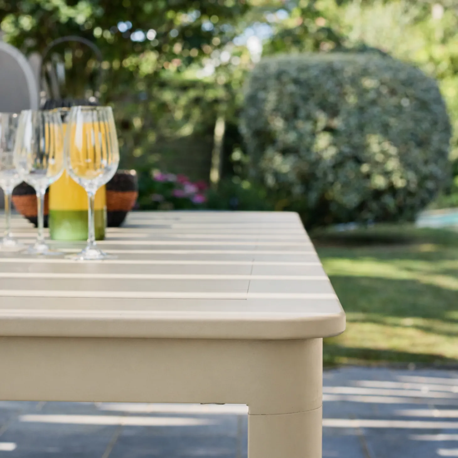 Tuintafel uitschuifbaar tot 12 personen aluminium