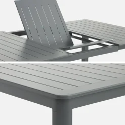 Tuintafel uitschuifbaar tot 12 personen aluminium