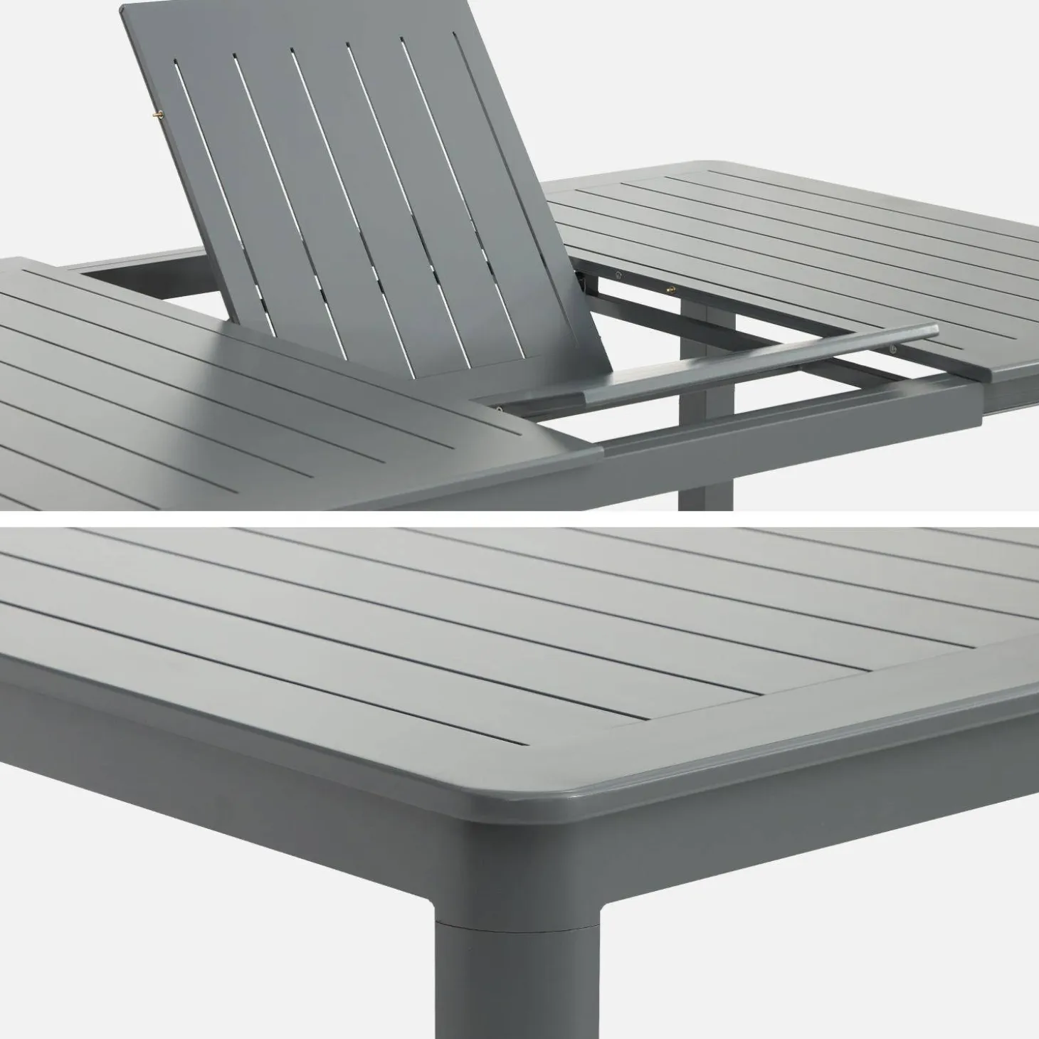 Tuintafel uitschuifbaar tot 12 personen aluminium