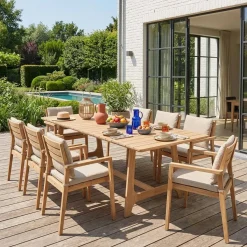 Tuintafel van acaciahout voor 8 personen