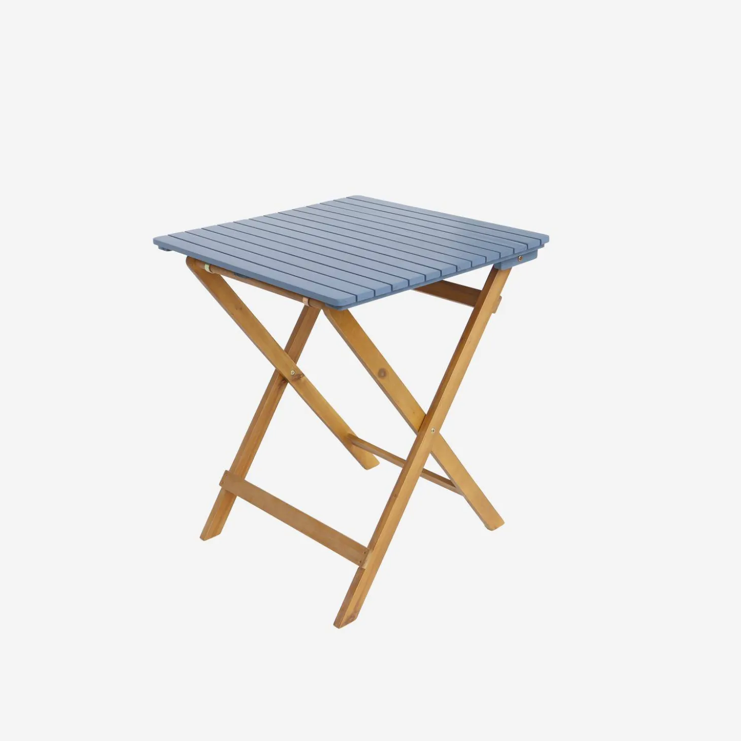 Tuintafel van hout met 2 opklapbare stoelen