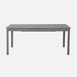 Tuintafel voor 8 personen uitschuifbaar aluminium