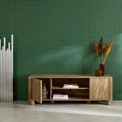 TV-meubel houtdecor 2 omkeerbare deuren