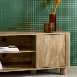 TV-meubel houtdecor 2 omkeerbare deuren