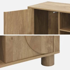 TV-meubel houtdecor 2 omkeerbare deuren