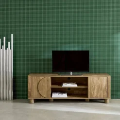 TV-meubel houtdecor 2 omkeerbare deuren