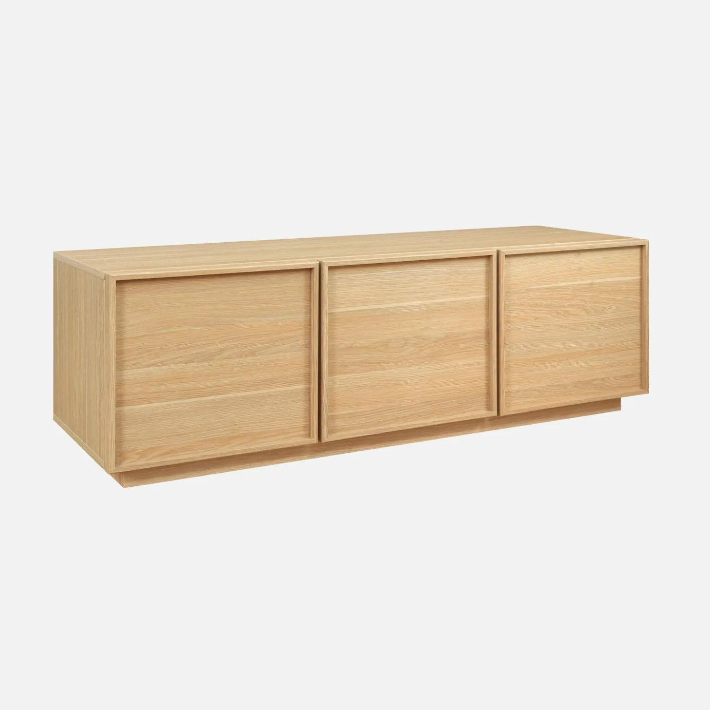 TV-meubel houteffect 3 deuren 140cm
