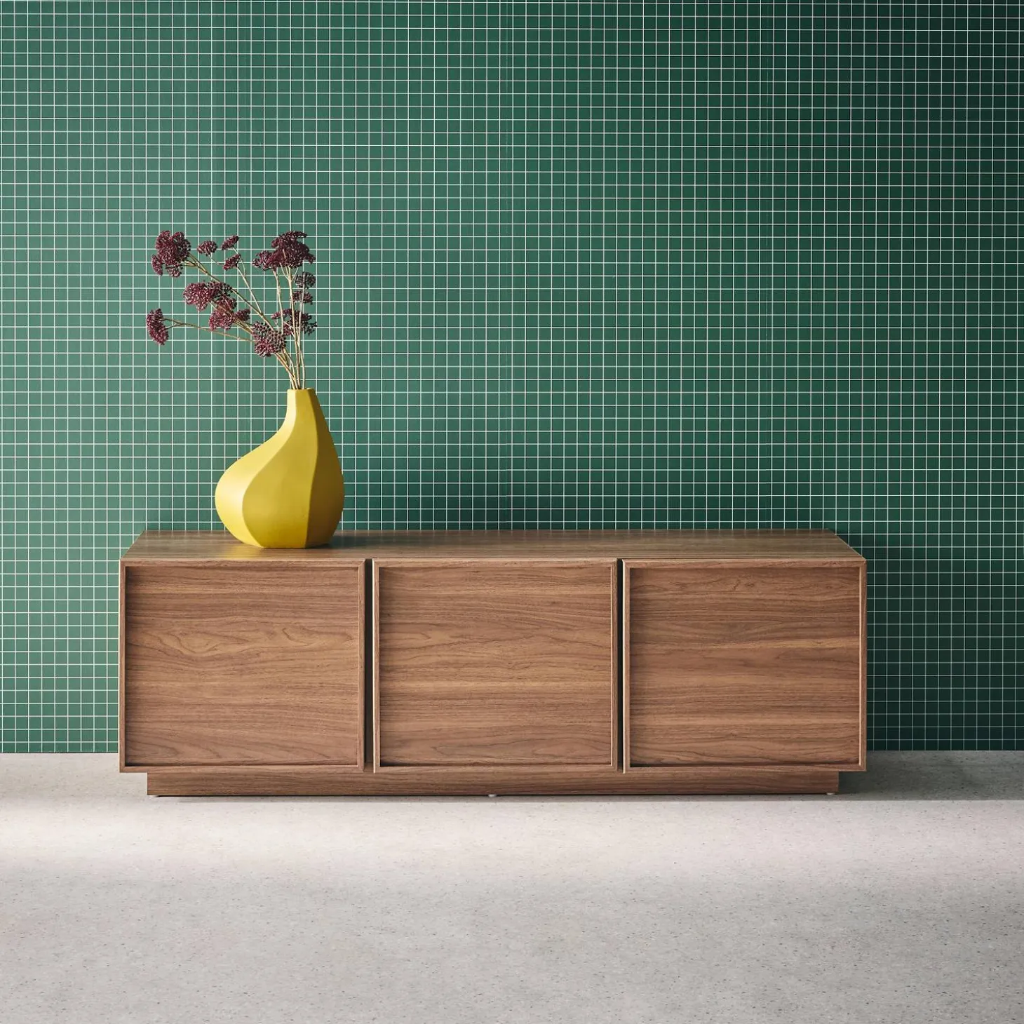 TV-meubel houteffect 3 deuren 140cm