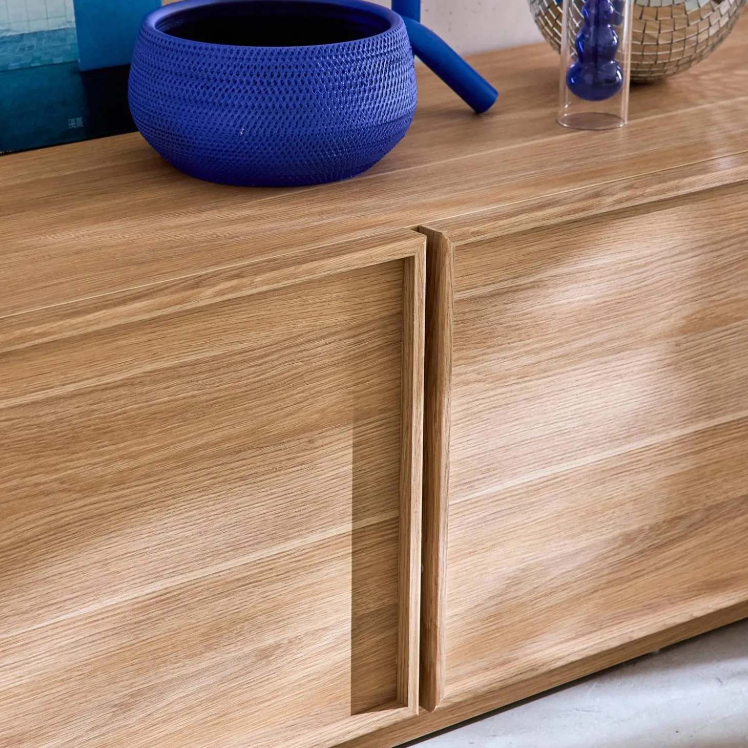 TV-meubel houteffect 3 deuren 180cm