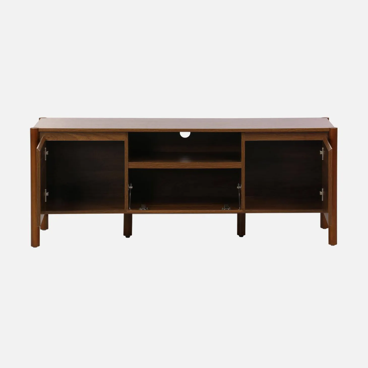 TV-meubel houteffect 2 deuren 1 lade 140cm