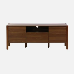TV-meubel houteffect 2 deuren 1 lade 140cm