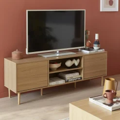 TV-meubel met houtlook, 160cm