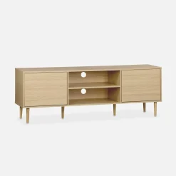 TV-meubel met houtlook, 160cm
