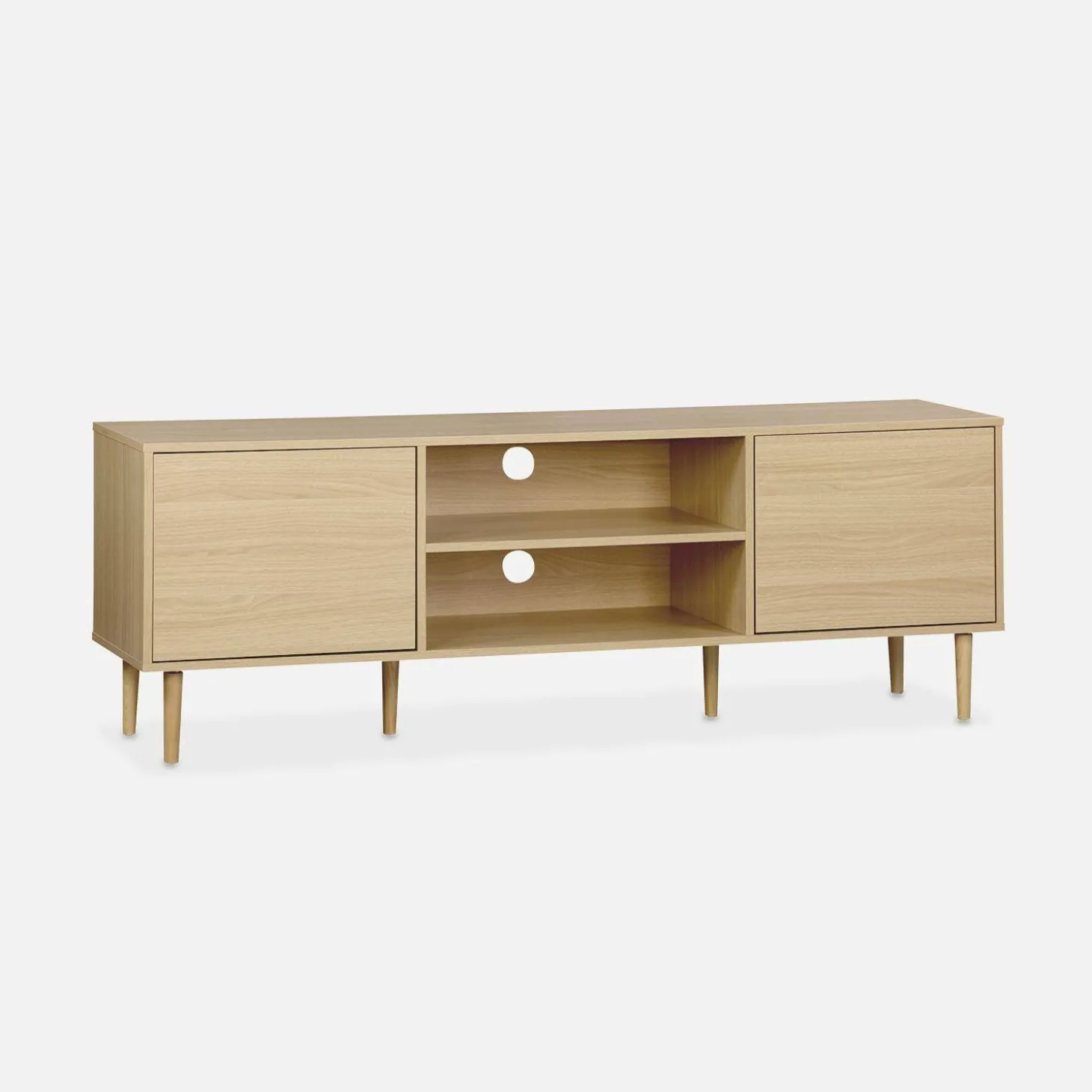 TV-meubel met houtlook, 160cm
