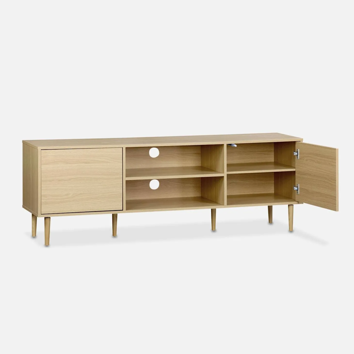 TV-meubel met houtlook, 160cm