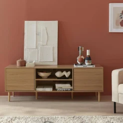 TV-meubel met houtlook, 160cm