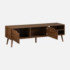 TV-meubel, notenhout decor, 2 deuren, 160cm