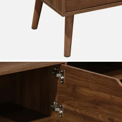 TV-meubel, notenhout decor, 2 deuren, 160cm