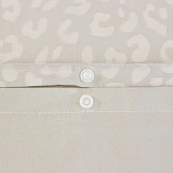 Tweepersoons beddengoed met luipaardprint omkeerbaar polyester