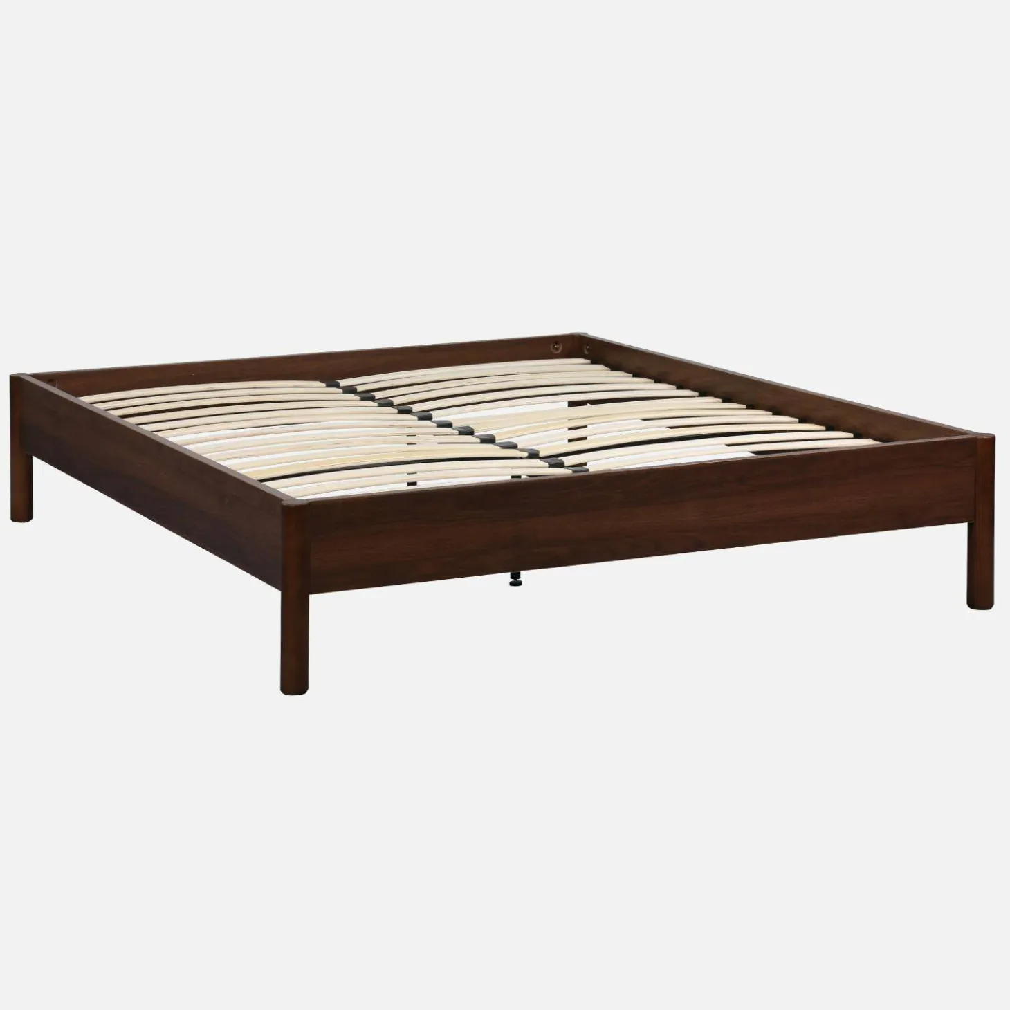 Tweepersoonsbed met lattenbodem 160x200cm houtdecor