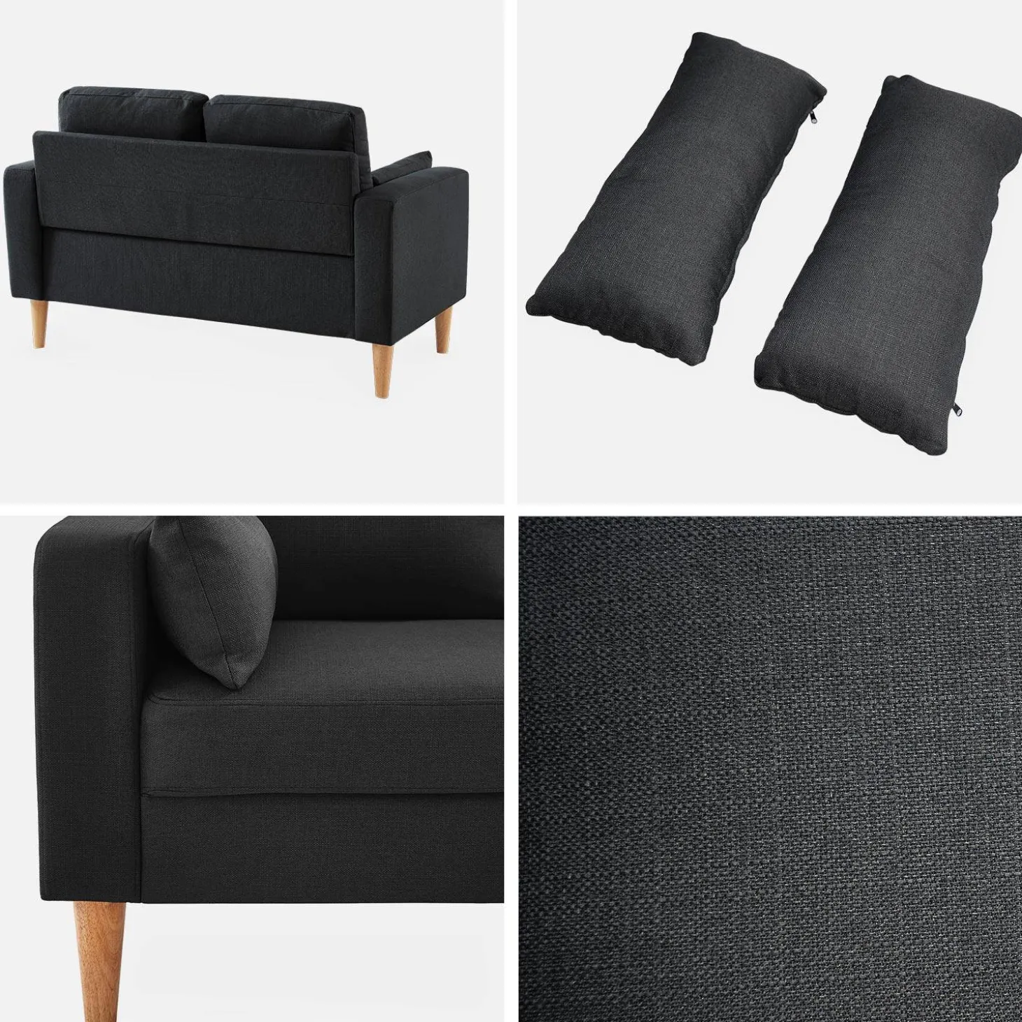 Tweezits bank van stof