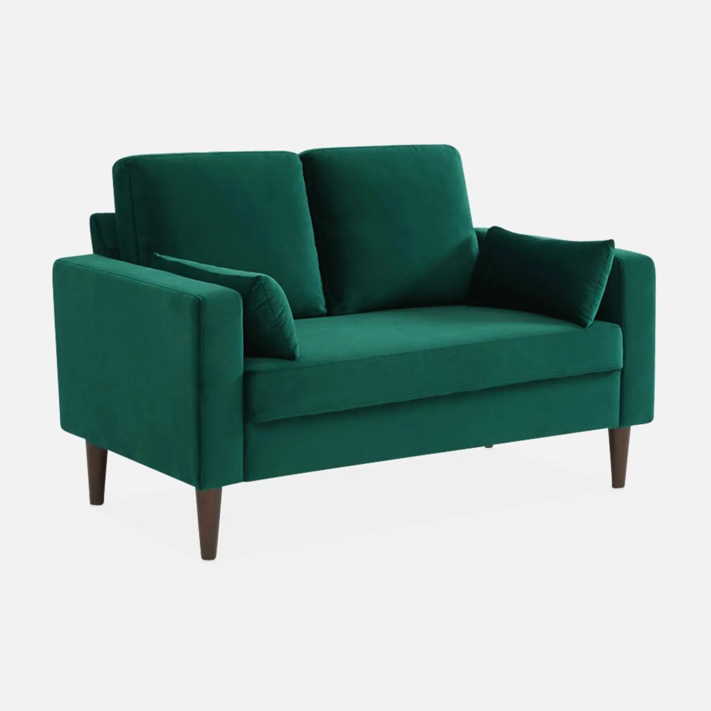 Tweezits bank van velours