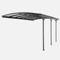 Uitbreiding Le Mans carport 15m² van aluminium en polycarbonaat