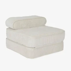 Uitklapbare kinderstoel van corduroy