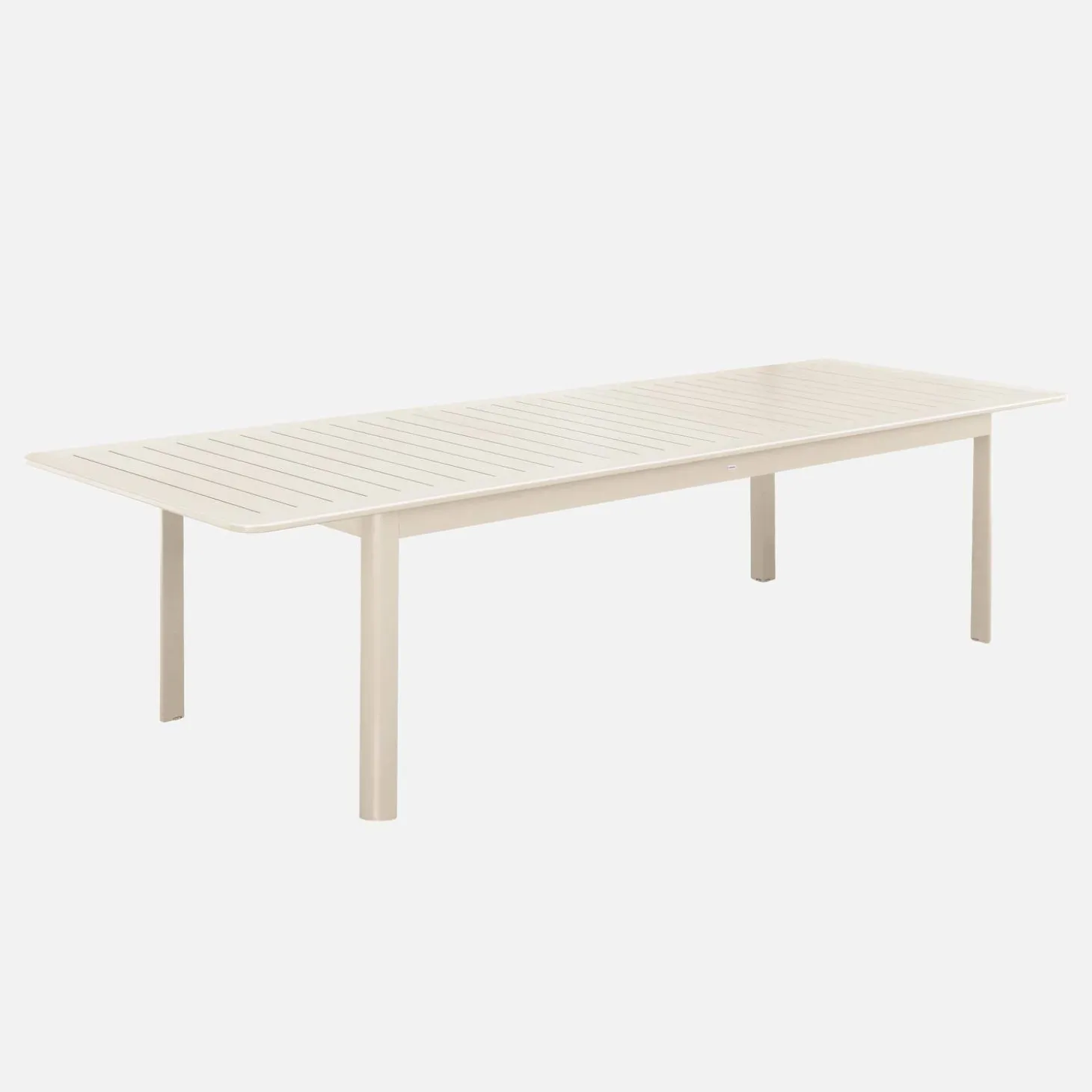 Uitschuifbare aluminium tuintafel, 10 plaatsen
