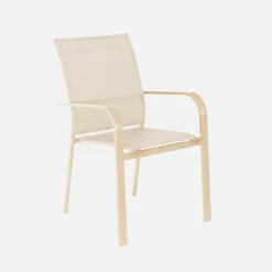 Uitschuifbare aluminium tuintafel met 12 stoelen