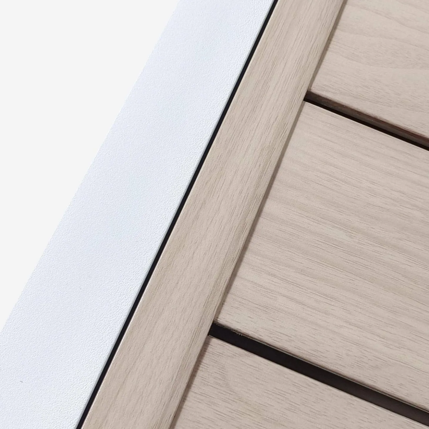 Uitschuifbare aluminium tuintafel voor 8 personen