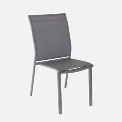 Uitschuifbare aluminium tuintafel met 12 stoelen