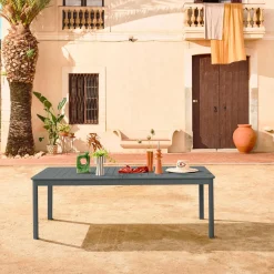 Uitschuifbare aluminium tuintafel, 10 plaatsen